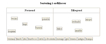 eksempel p en sorterings velse.